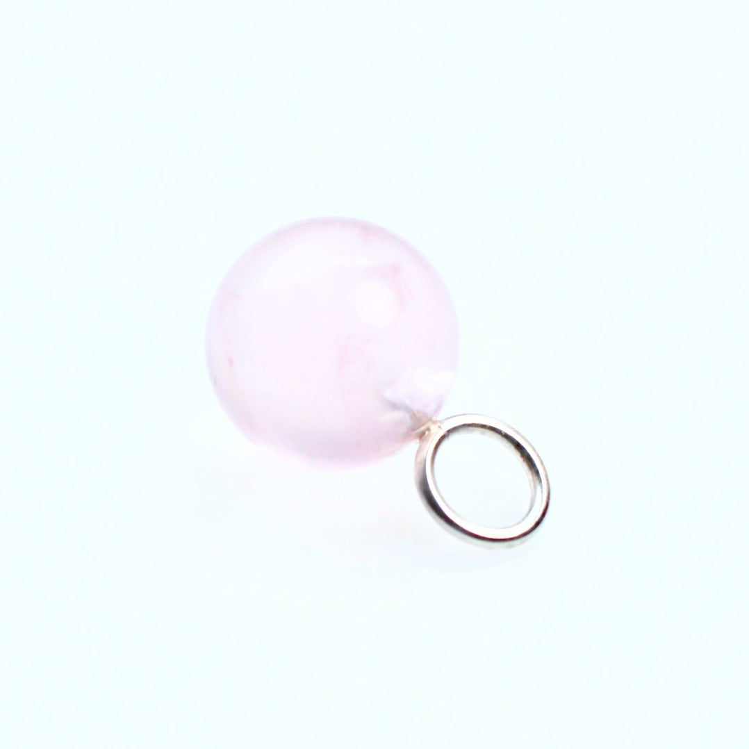 Rosenquarz hell 14mm Anhänger Baba jewellery for happiness
