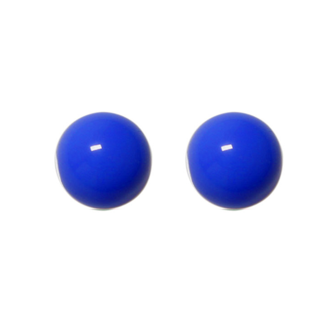 Ohrstecker 6mm Königsblau