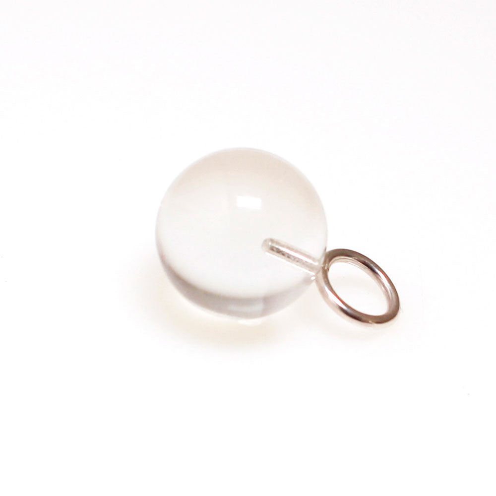 Bergkristall Kugel Anhänger 14mm BaBa jewellery