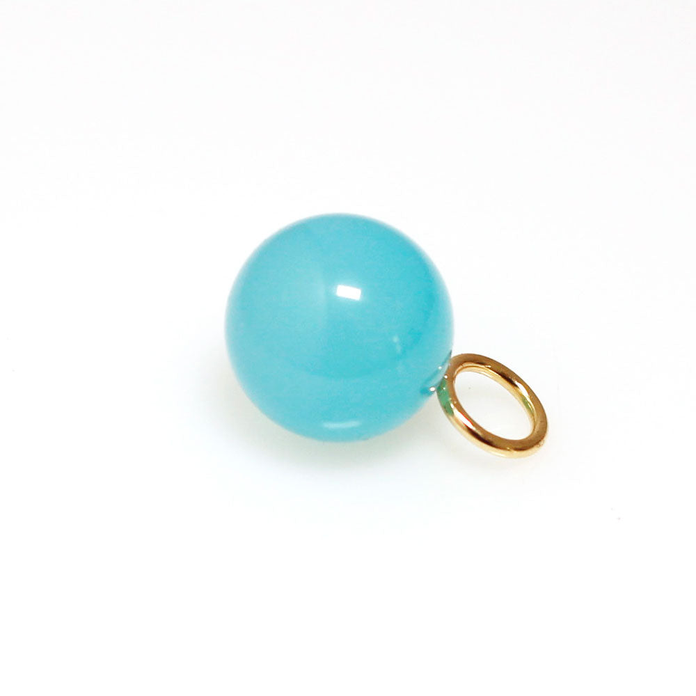 Chalcedon 14mm goldplattiert BaBa jewellery