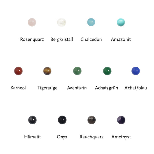 Edelsteinkugel 6mm Varianten BaBa jewellery
