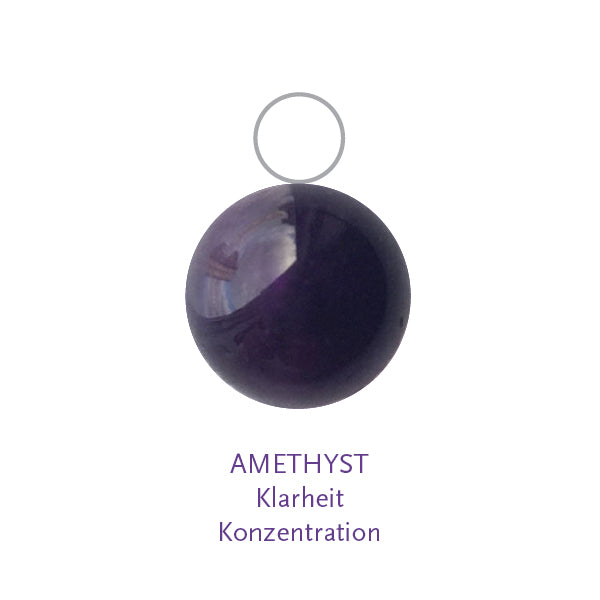 Amethyst Kugel 10mm BaBa jewellery for happiness