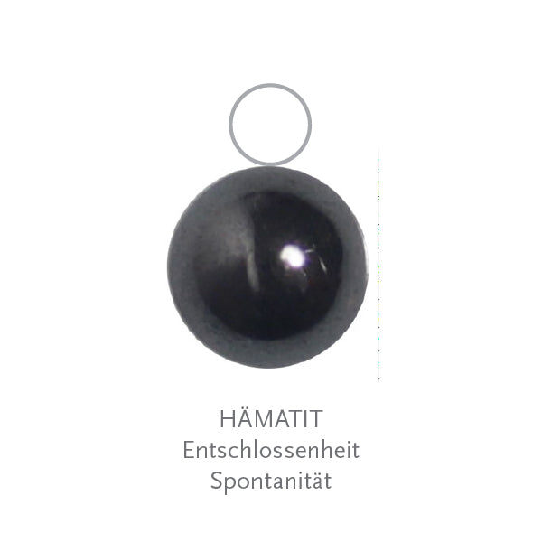 Hämatit Kugel 10mm BaBa jewellery for happiness