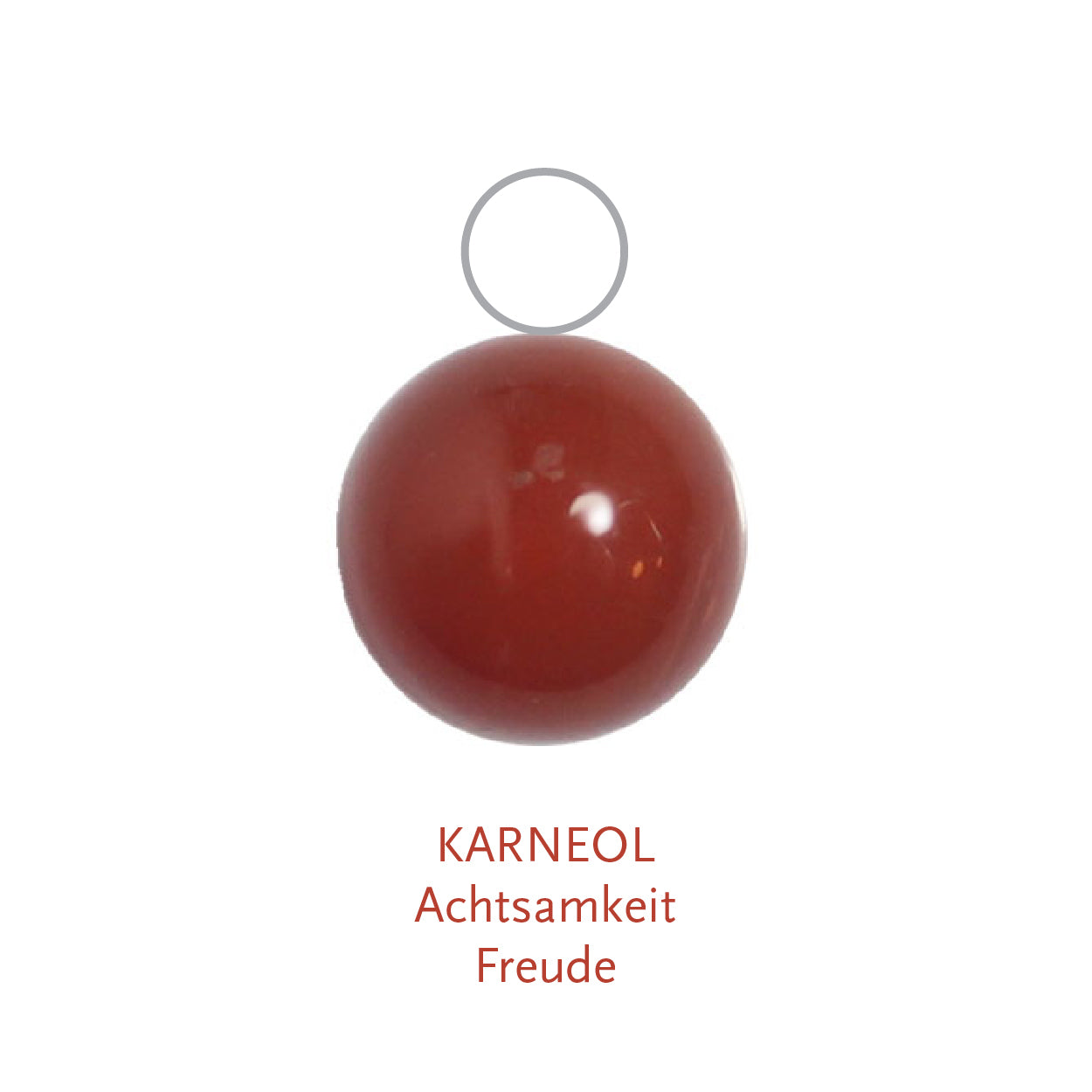 Karneol Kugel 10mm BaBa jewellery for happiness