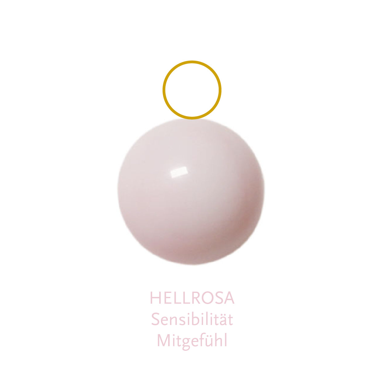 Glaskugel hellrosa 10mm BaBa jewellery