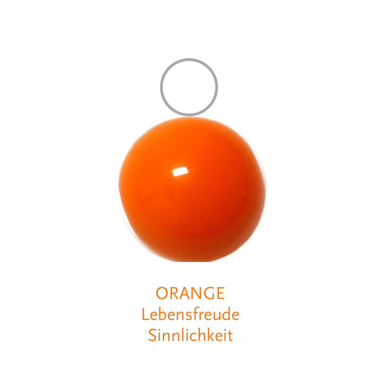 Kurze Silberkette mit 2 Kugeln/ verschiedene Farben