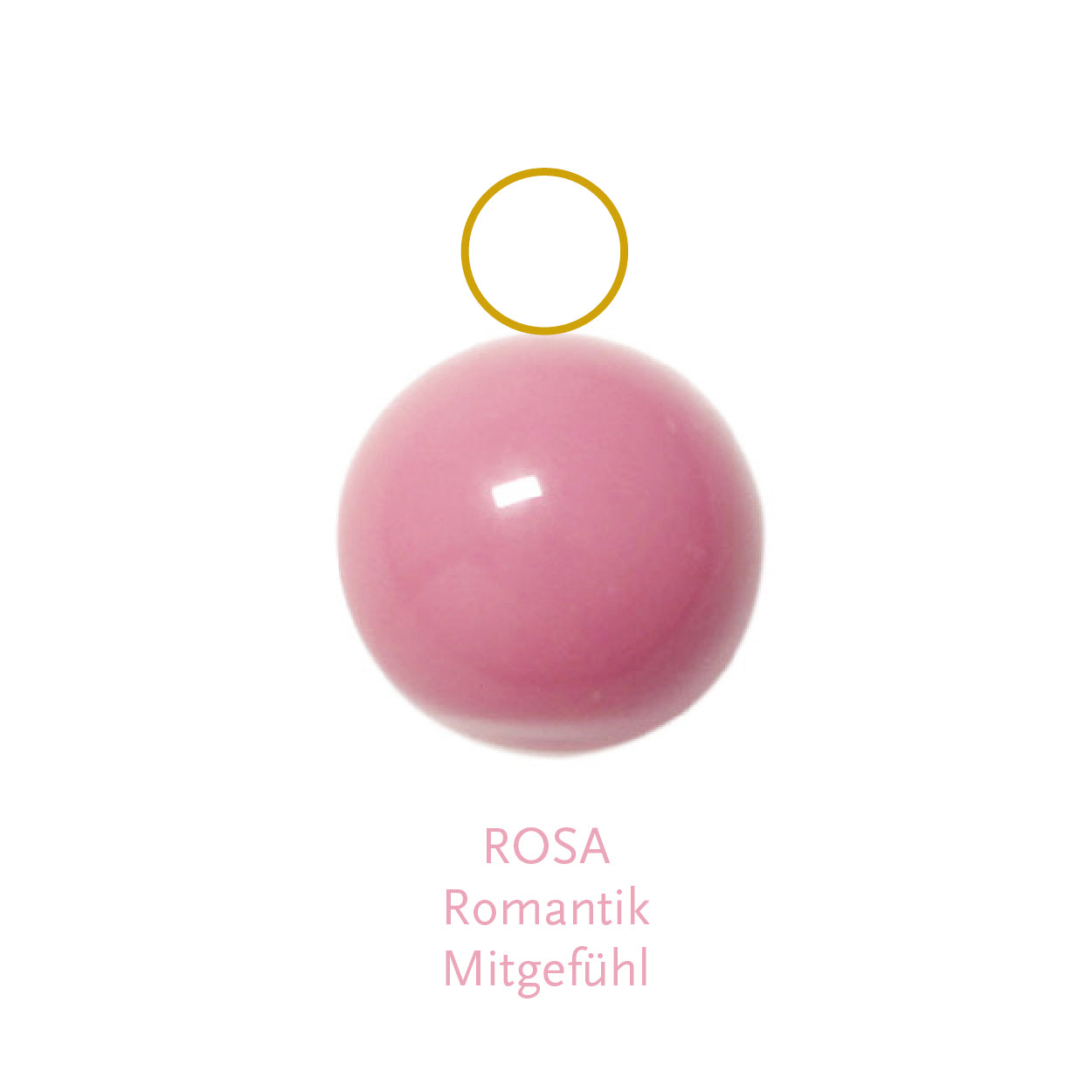Glaskugel rosa 10mm BaBa jewellery