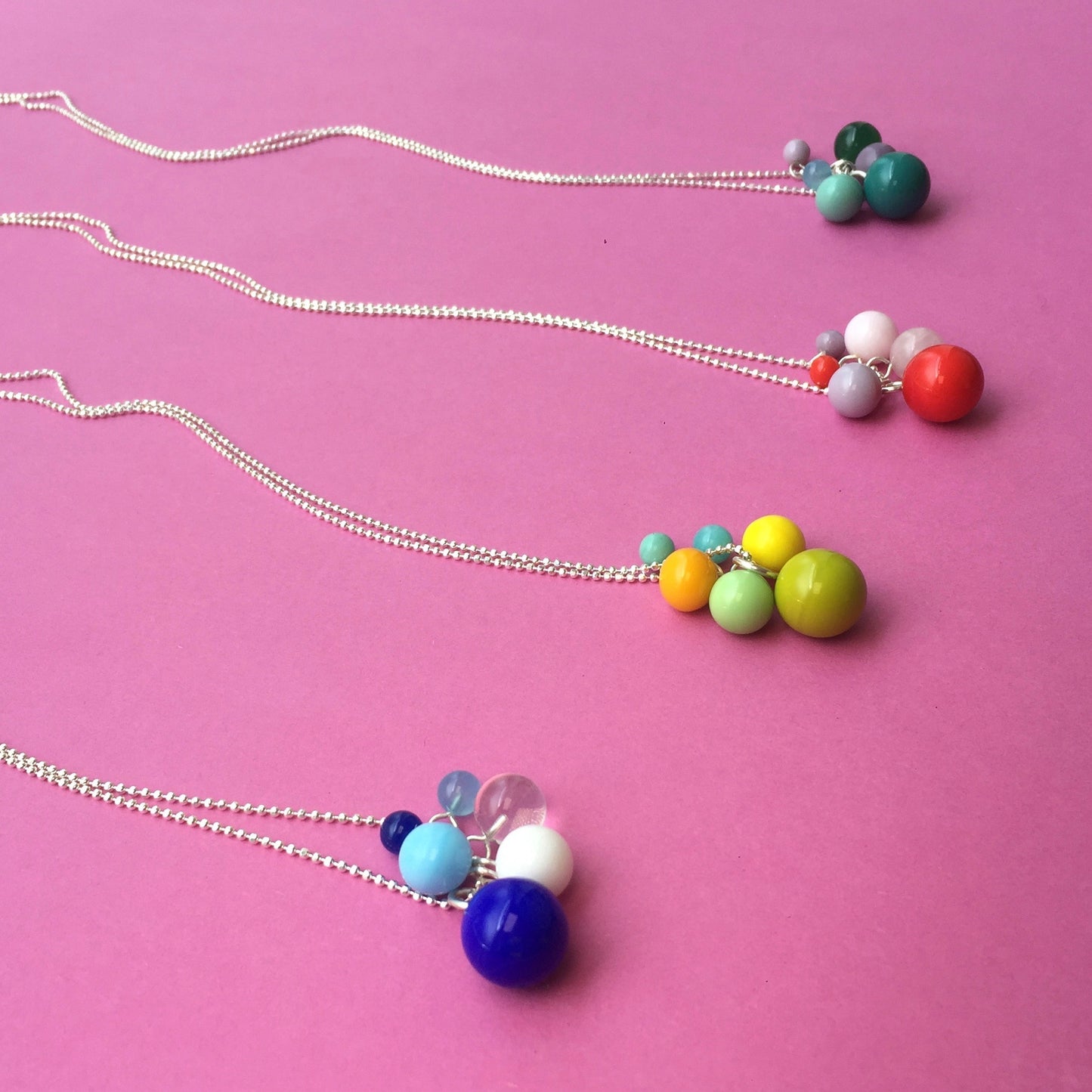 Glaskugeln 14mm Kombinationen BaBa jewellery for happiness