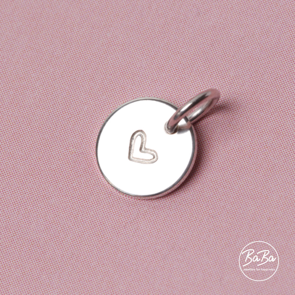 Herz Anhänger Silber BaBa jewellery for happiness