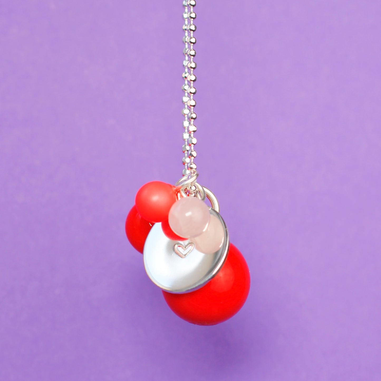 Silberkette mit 5 variablen Anhängern BaBa jewellery for happiness