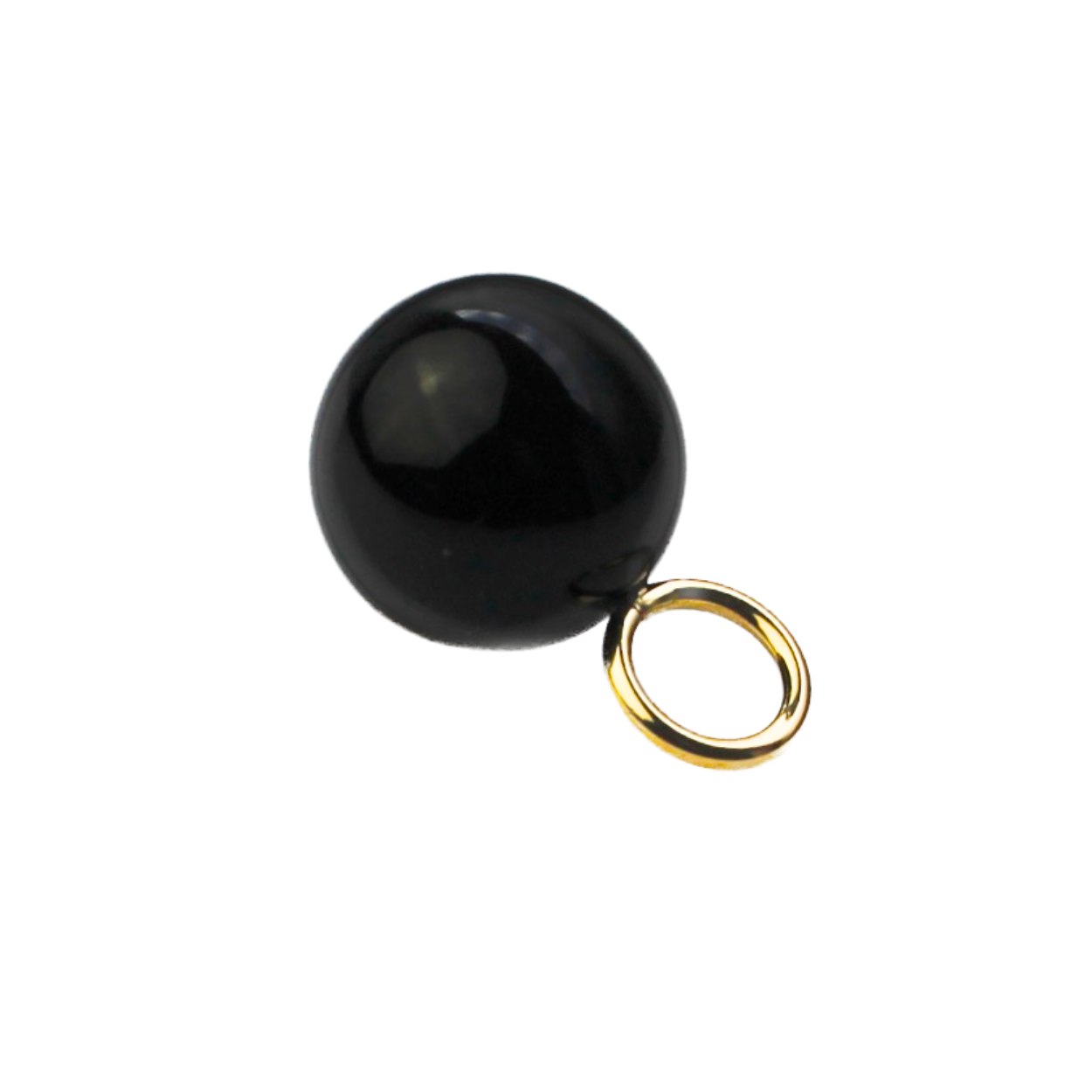 Anhänger mit Edelsteinkugel 14 mm/ verschiedene Steine