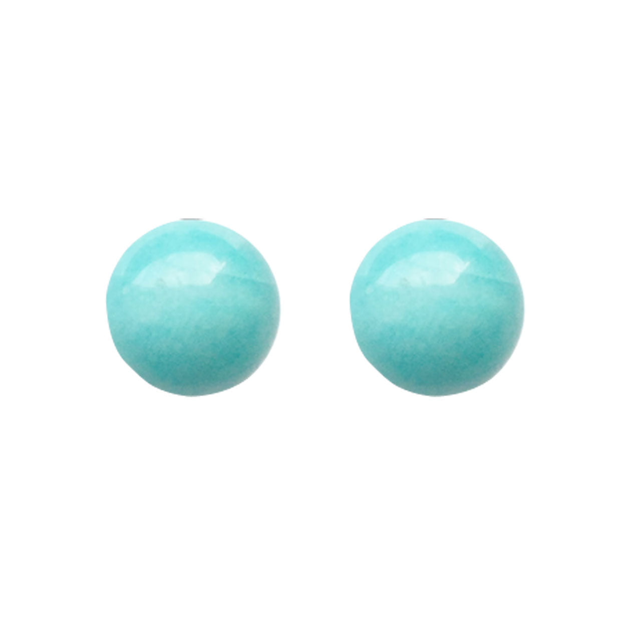 Ohrstecker Amazonit 6mm BaBa jewellery for happiness