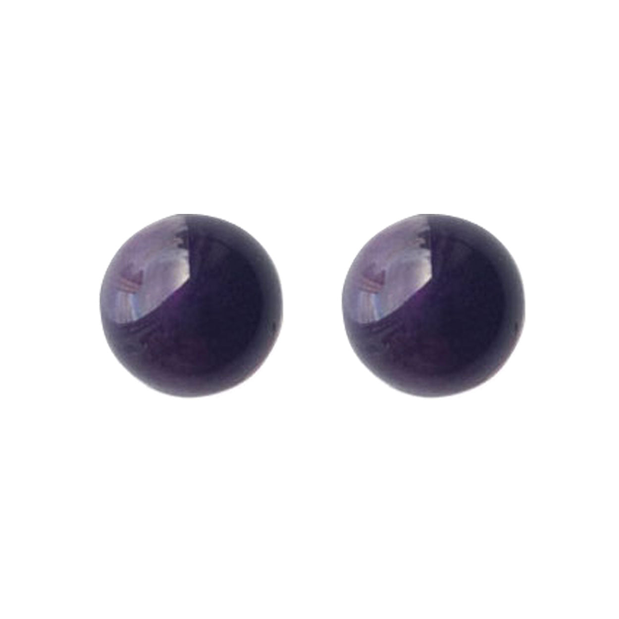 Ohrstecker Amethyst 6mm BaBa jewellery for happiness
