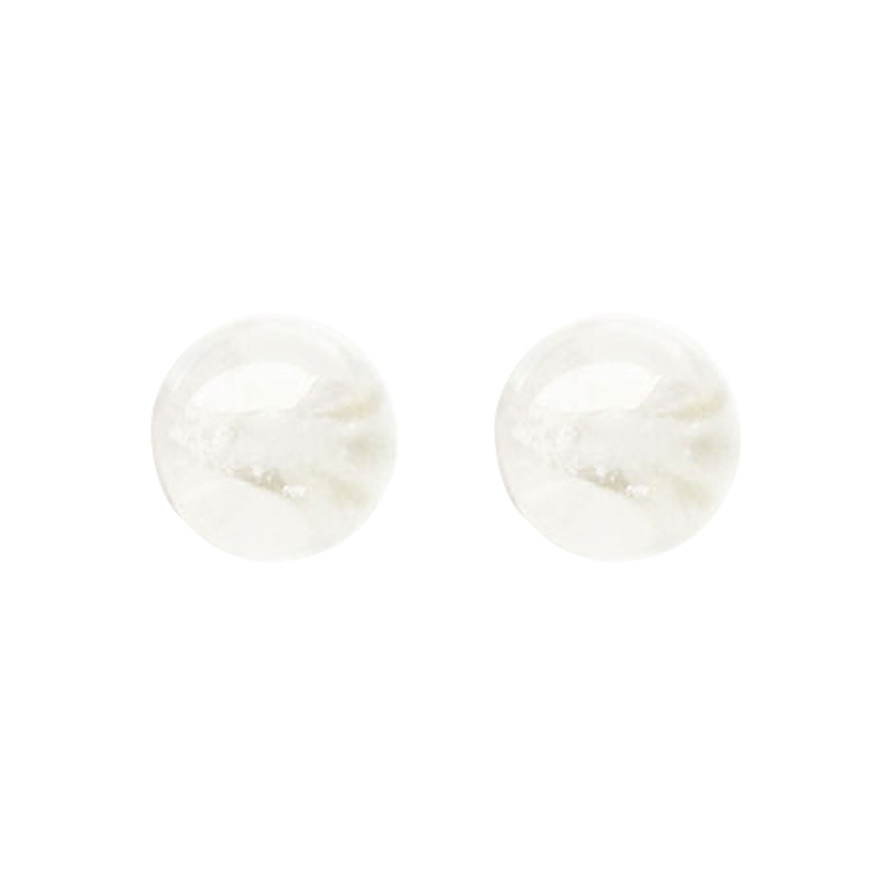 Ohrstecker Bergkristall 6mm BaBa jewellery for happiness
