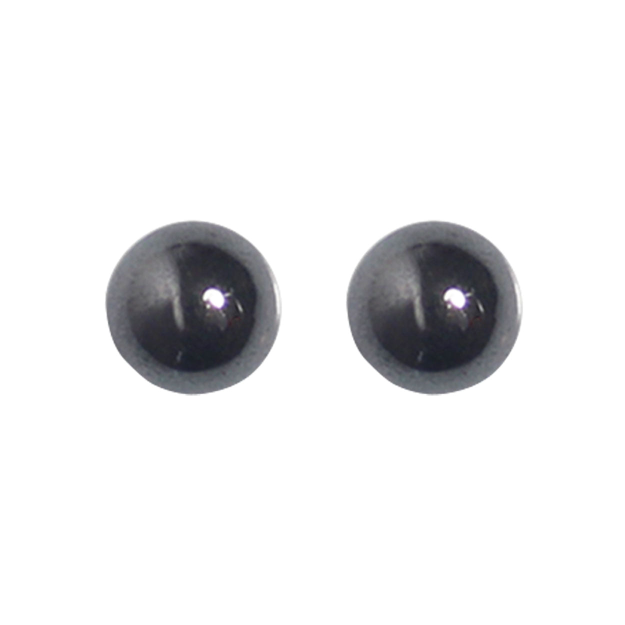 Ohrstecker Hämatit 6mm BaBa jewellery for happiness