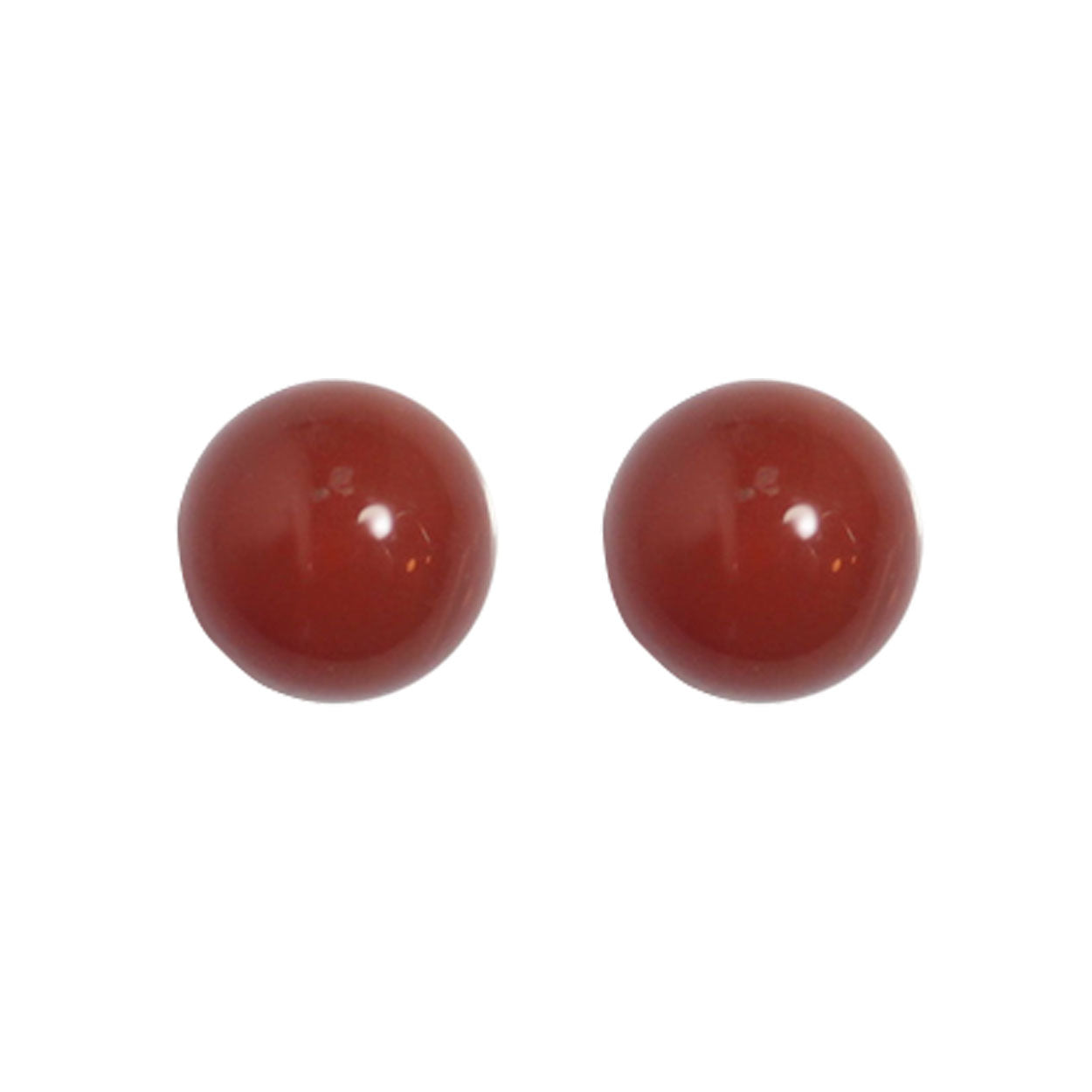 Ohrstecker Karneol 6mm BaBa jewellery for happiness