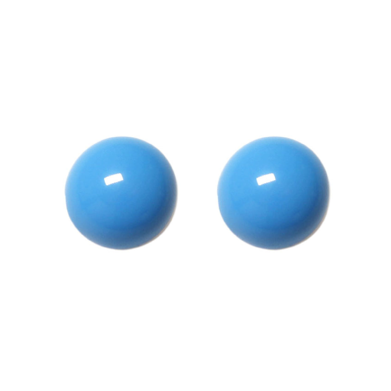 Ohrstecker 6mm blau BaBa jewellery for happiness