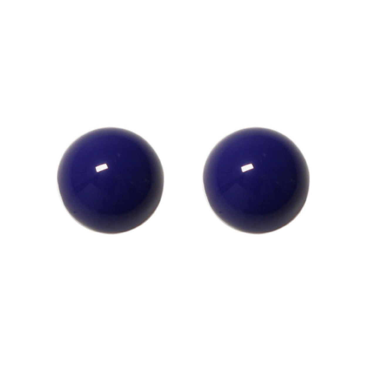 Ohrstecker 6mm dunkelblau BaBa jewellery for happiness