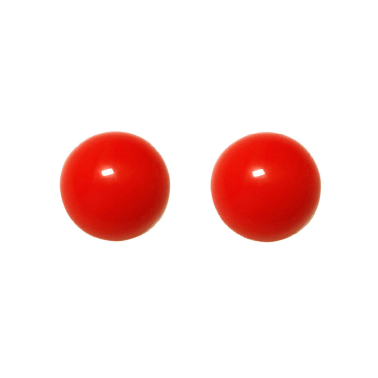 Ohrstecker 6mm hellrot BaBa jewellery for happiness