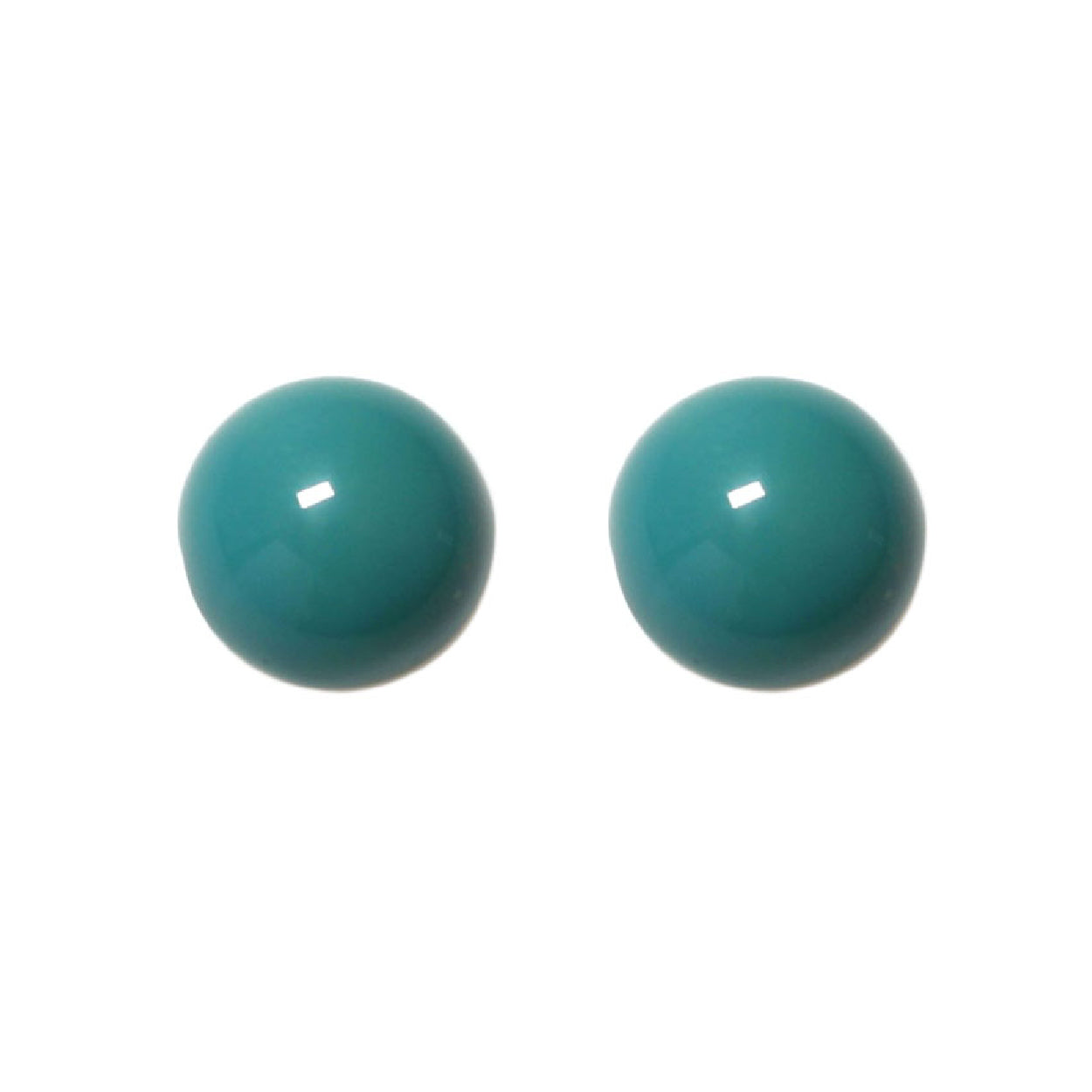 Ohrstecker 6mm petrolgrün BaBa jewellery for happiness