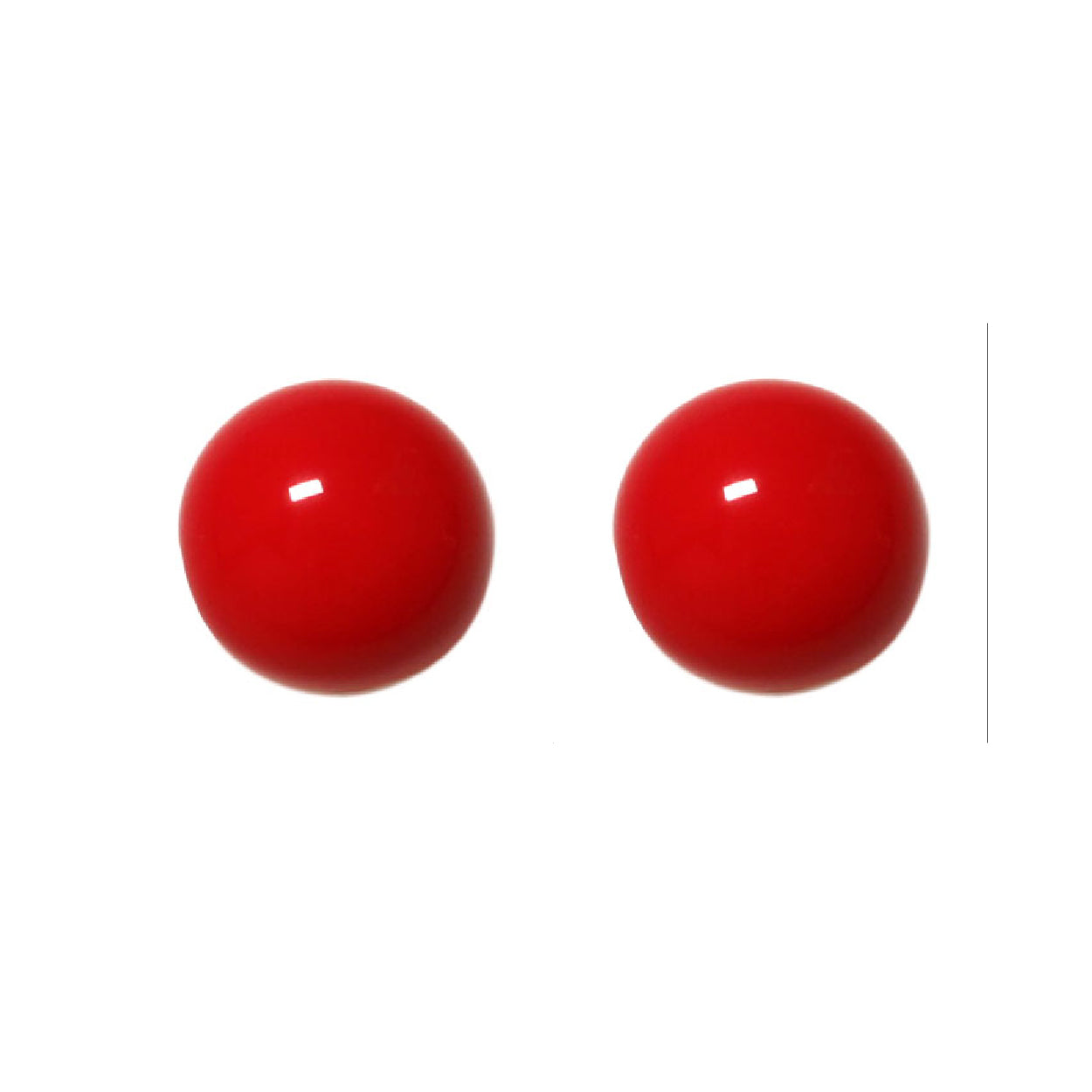 Ohrstecker 6mm rot BaBa jewellery for happiness