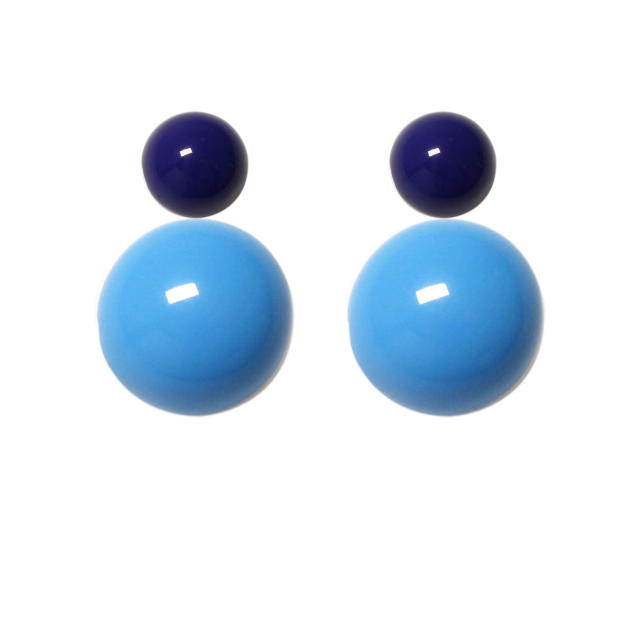 Ohrstecker-dunkelblau-dunkelblau BaBa jewellery for happiness