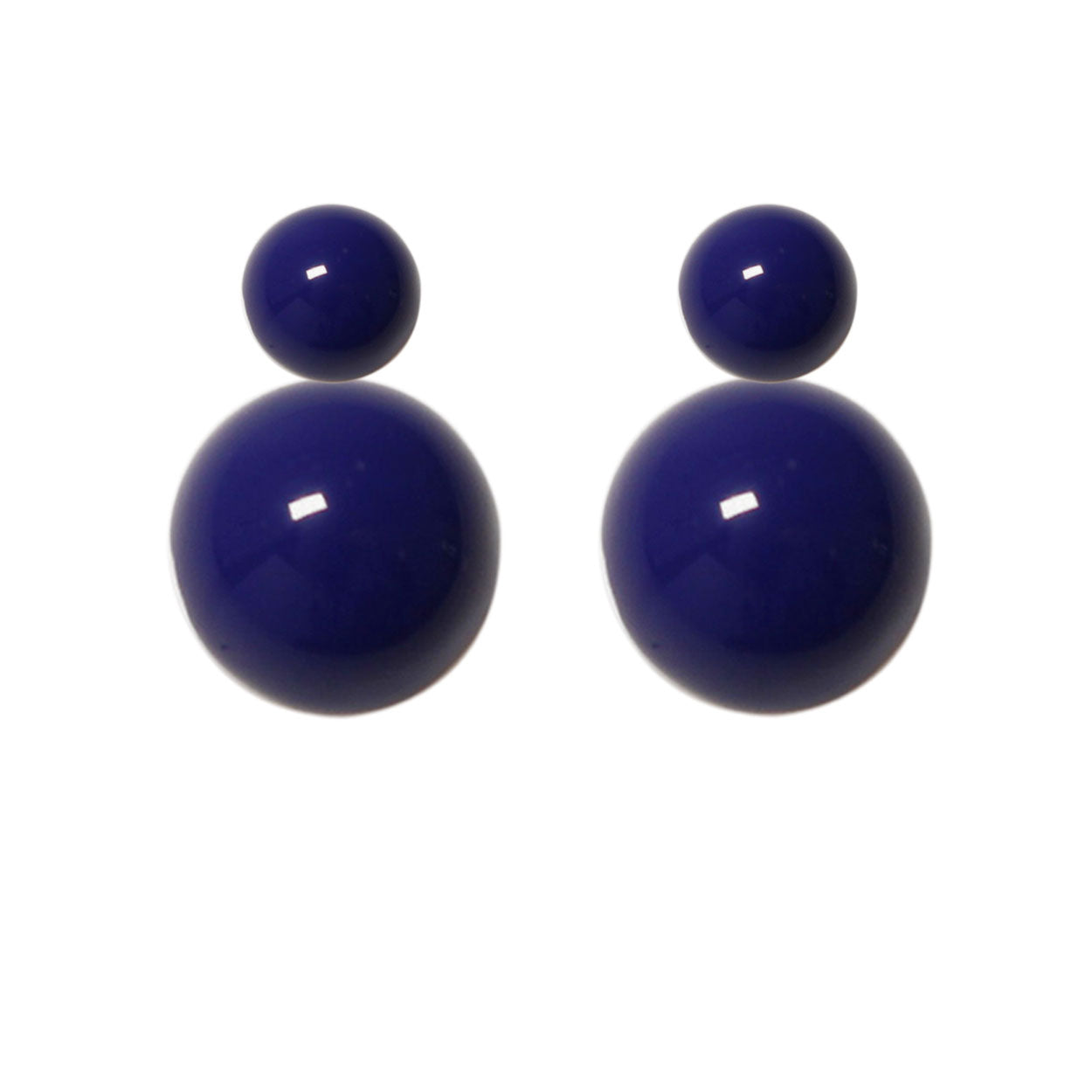 Ohrstecker-dunkelblau-dunkelblau BaBa jewellery for happiness
