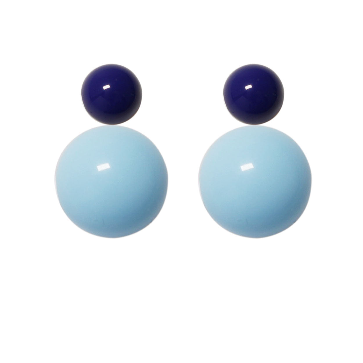 Ohrstecker königsblau hellblau BaBa jewellery for happiness