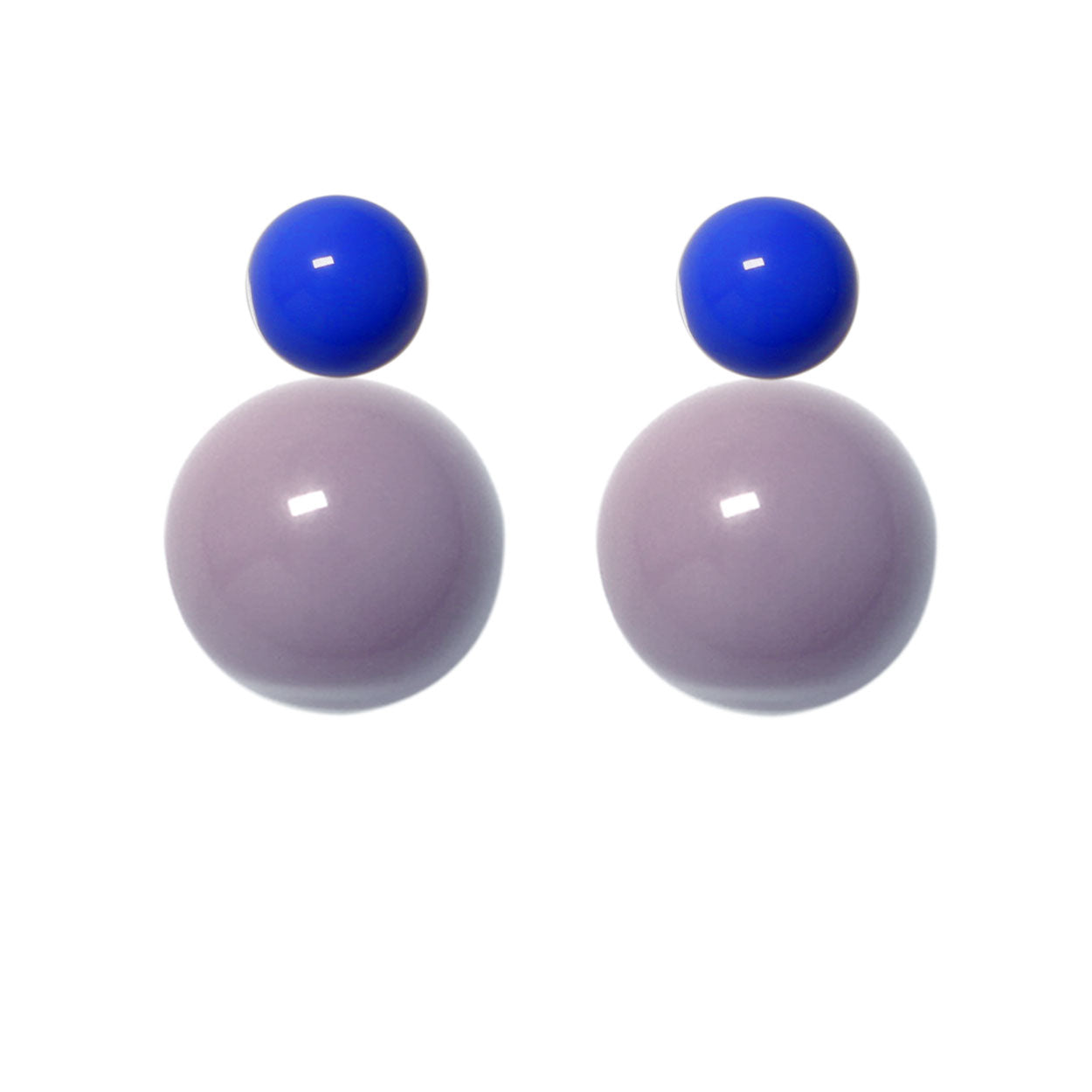 Ohrstecker königsblau flieder BaBa jewellery for happiness