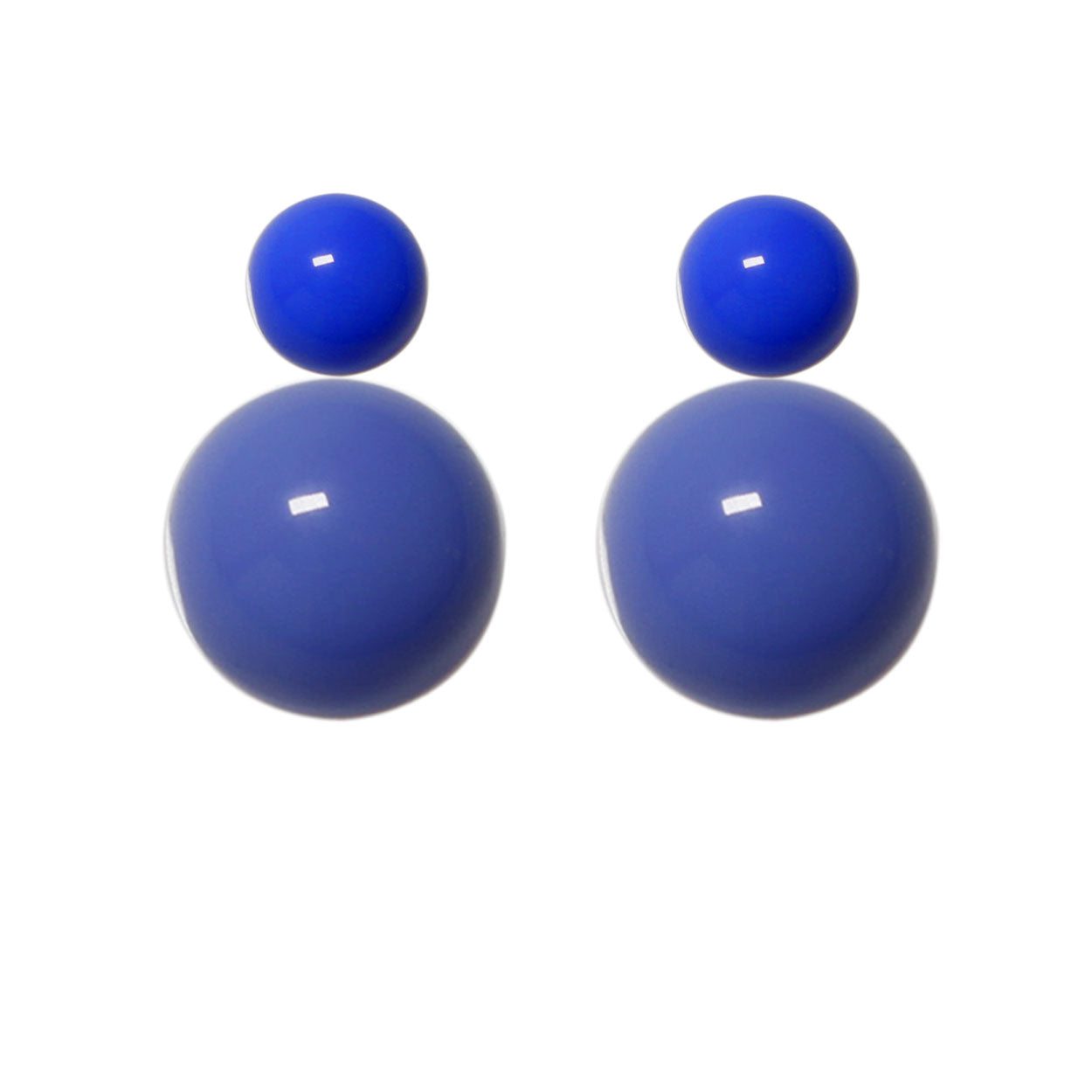Ohrstecker königsblau kornblumenblau BaBa jewellery for happiness