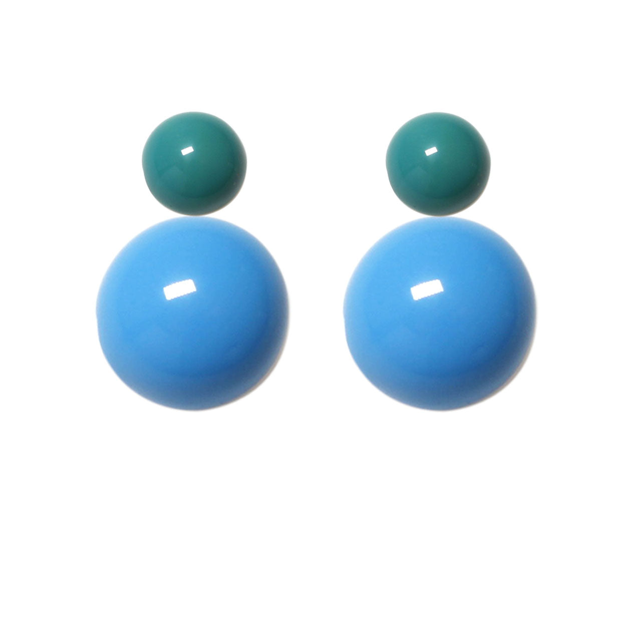 Ohrstecker-petrolgrün-blau BaBa jewellery