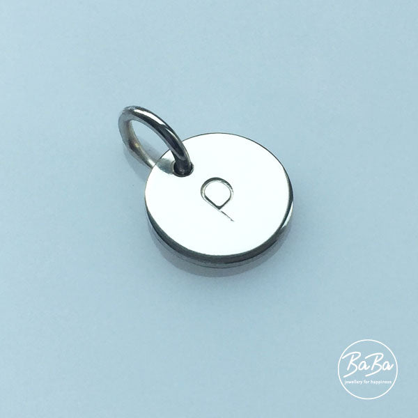 BaBa jewellery for happiness P Silberanhänger 9mm BaBa Love