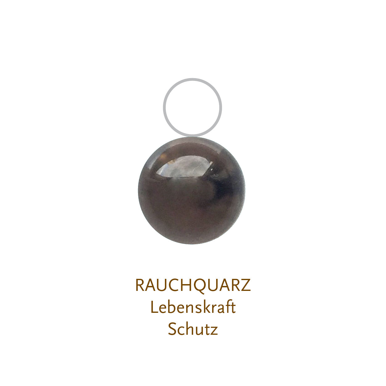 Edelsteinkugel 10.. Rauchquarz BaBa jewellery for happiness