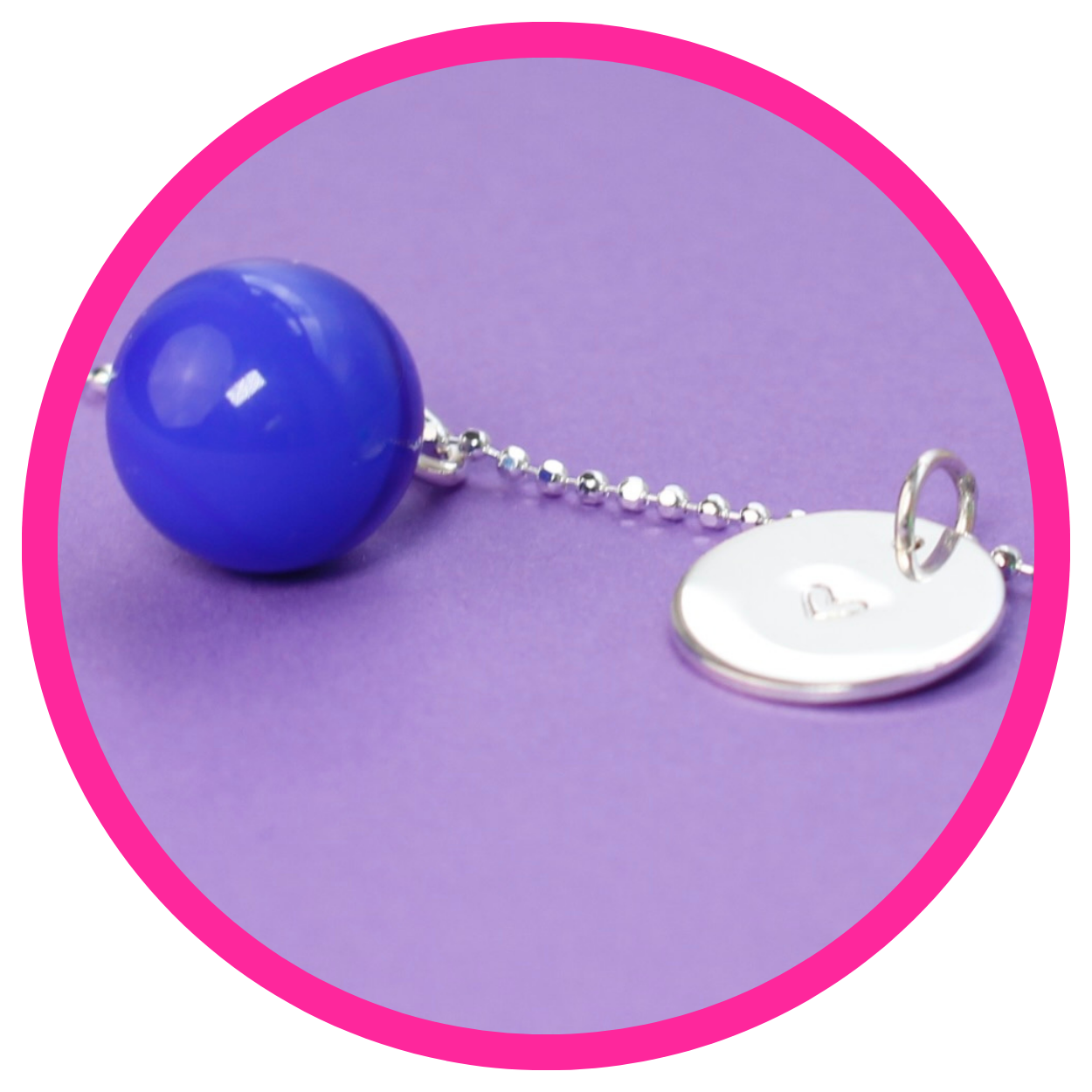 Beliebte Schmuckanhänger von BaBa jewellery for happiness – wechselbare Anhänger mit farbigen Kugeln