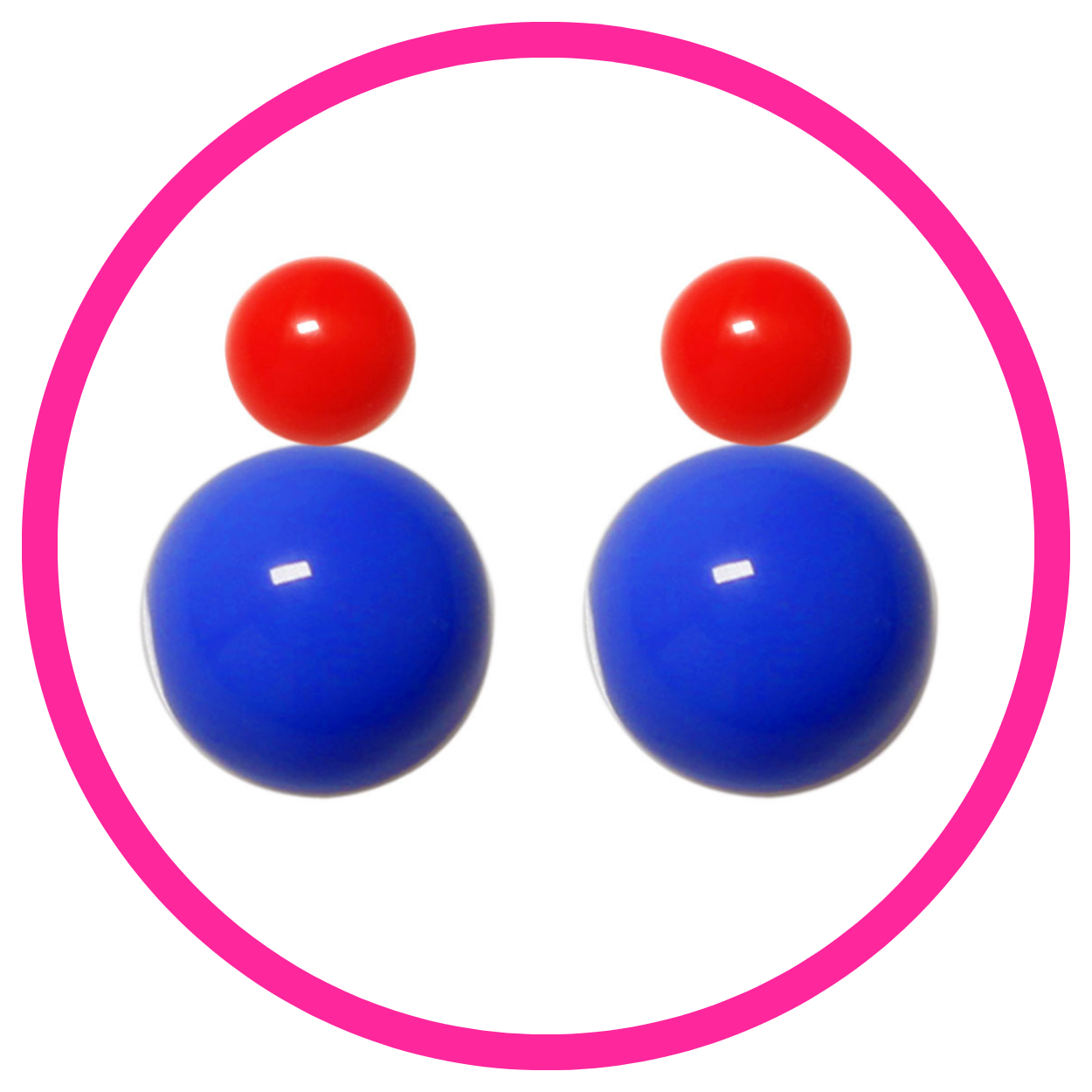 Beliebte Ohrringe von BaBa jewellery for happiness mit auswechselbare Elemente aus Glas und Edelstein