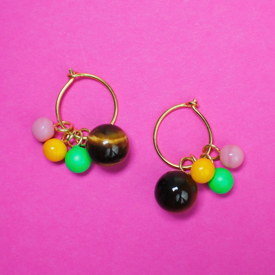 Creolen "EDGY" baBa jewellery for happiness