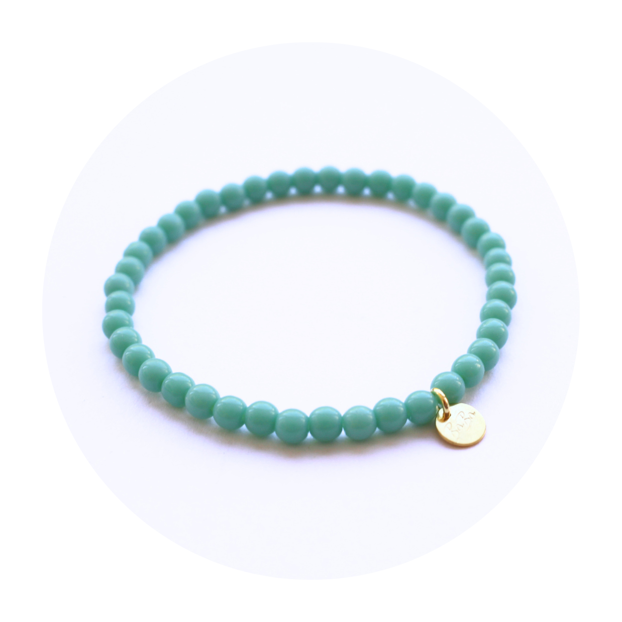 ARMBAND aus farbigen Glasperlen