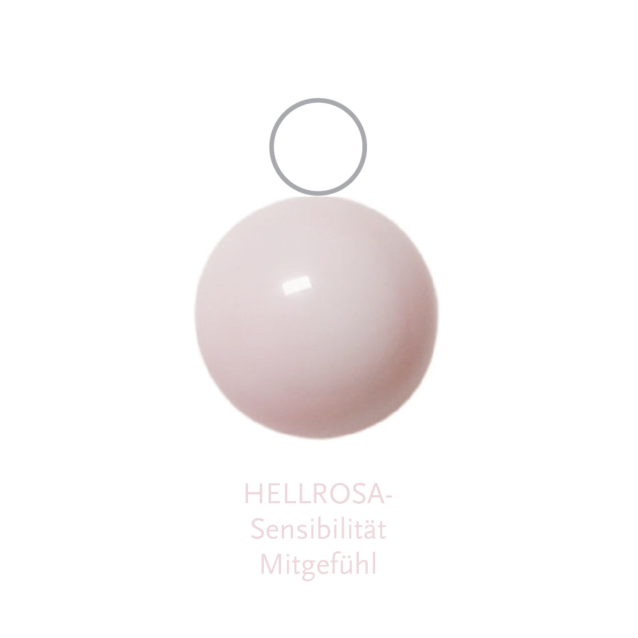 Glaskugel hellrosa 10mm BaBa jewellery