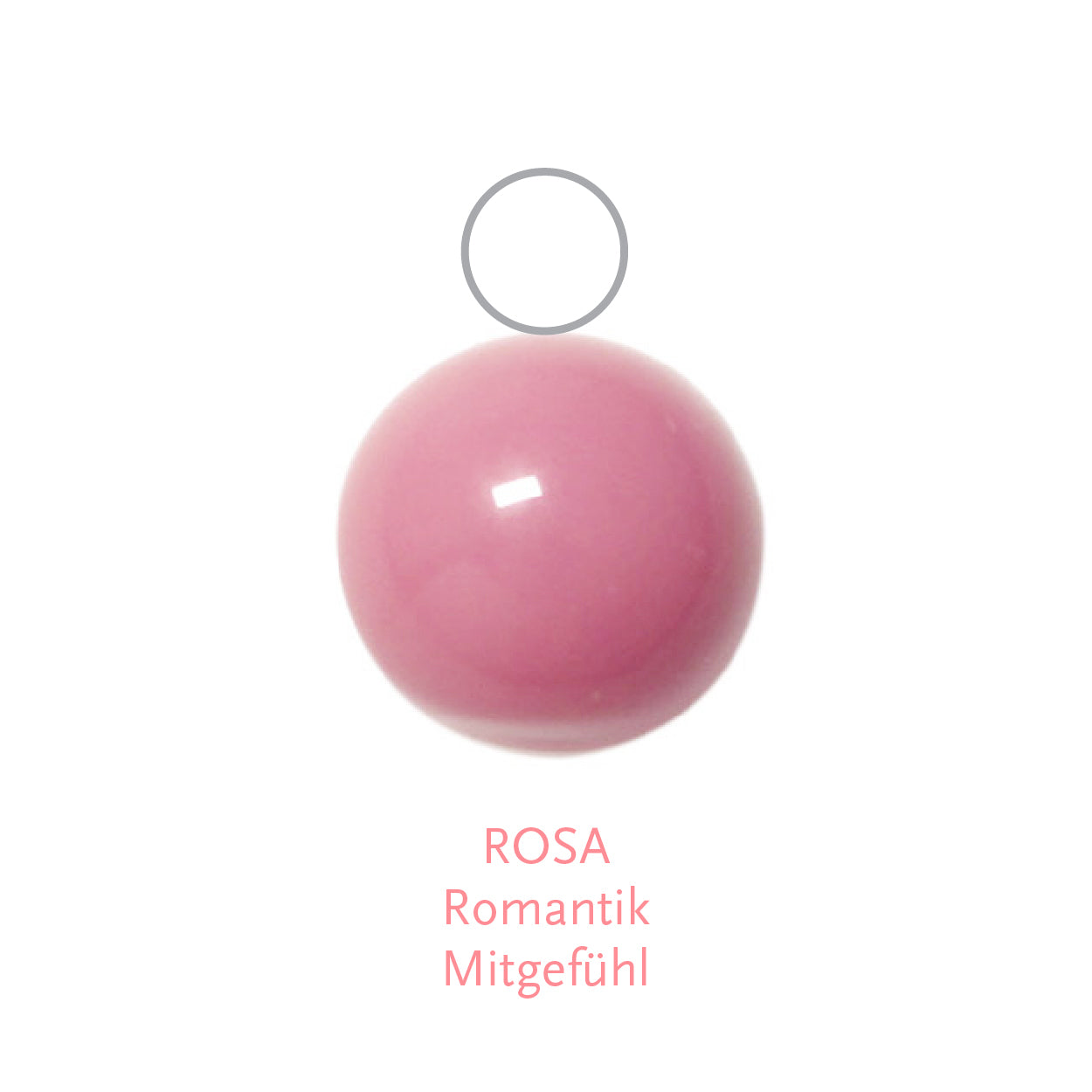 Glaskugel rosa 10mm BaBa jewellery