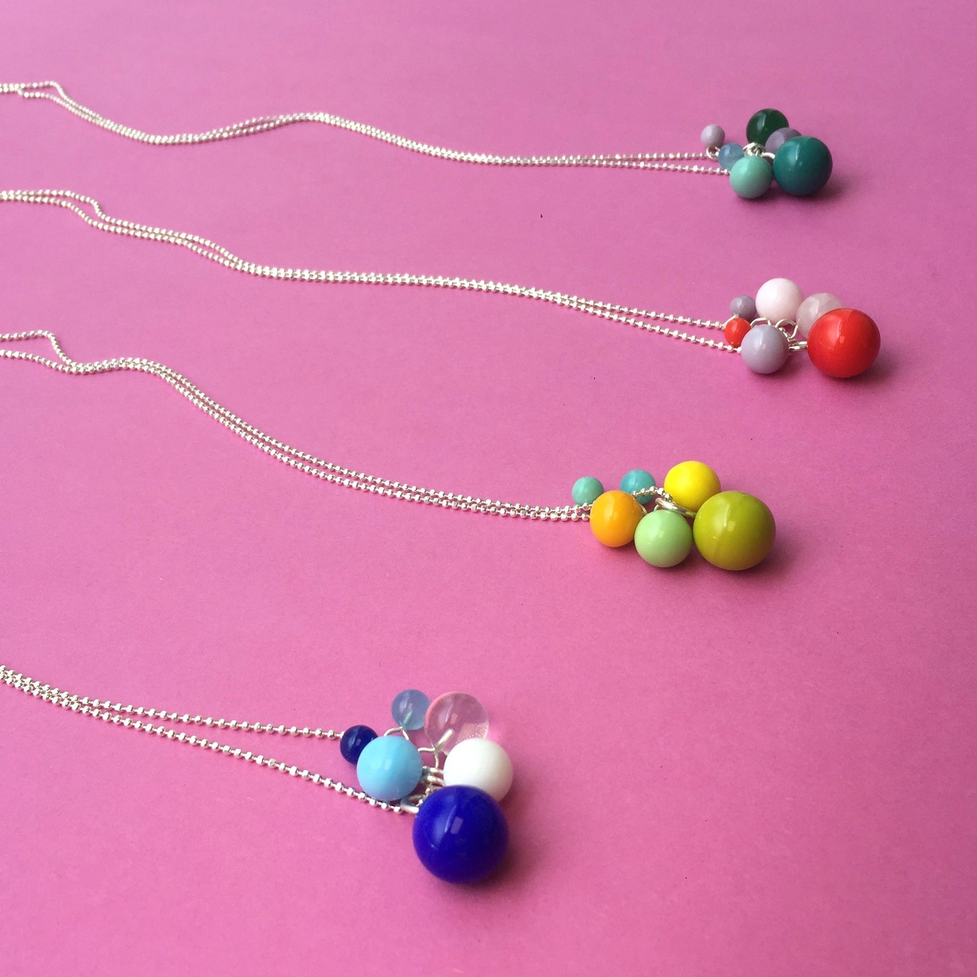 Glaskugeln 14mm Kombinationen BaBa jewellery for happiness