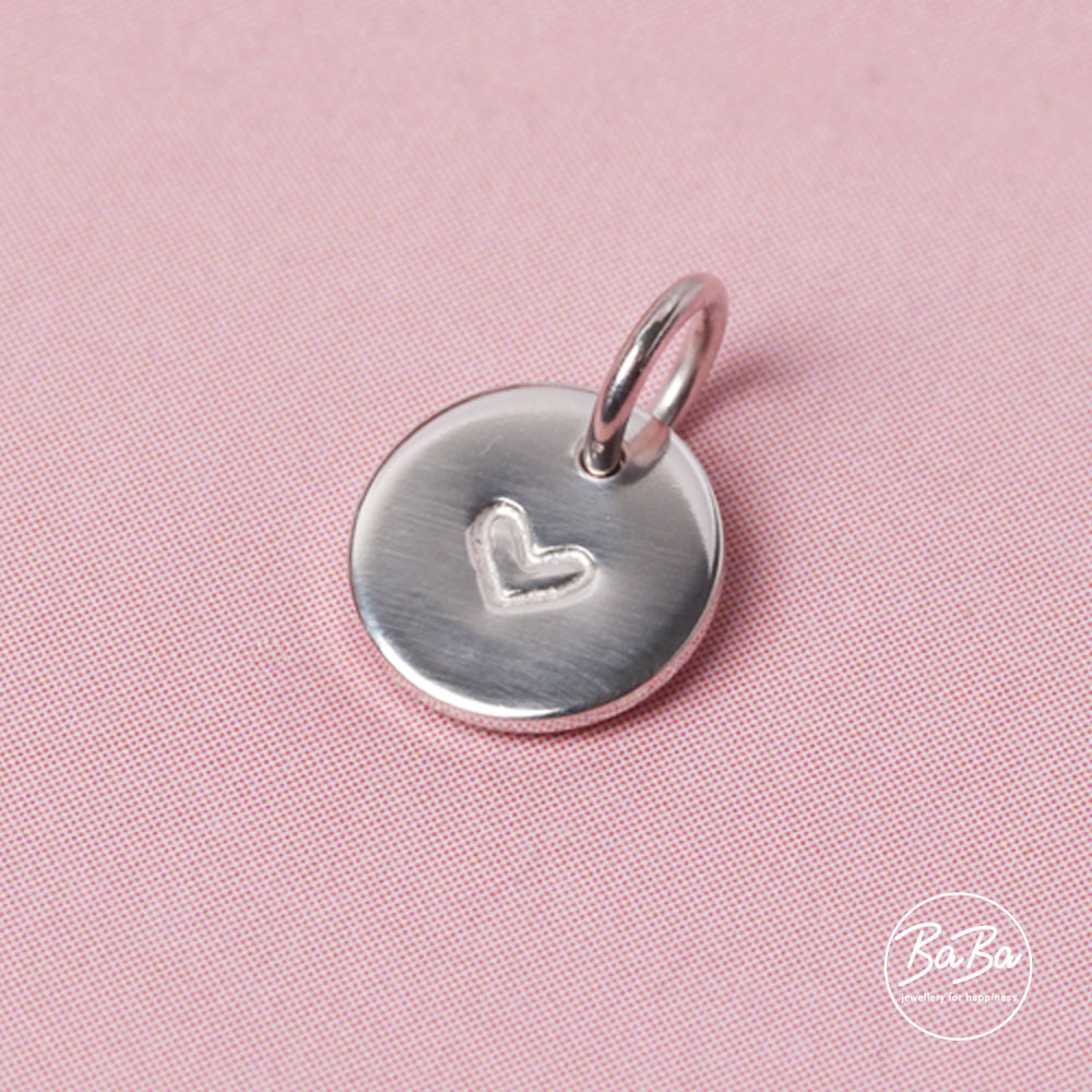 Herz Anhänger Silber BaBa jewellery for happiness