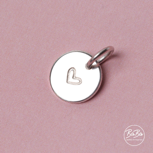 Herz Anhänger Silber BaBa jewellery for happiness