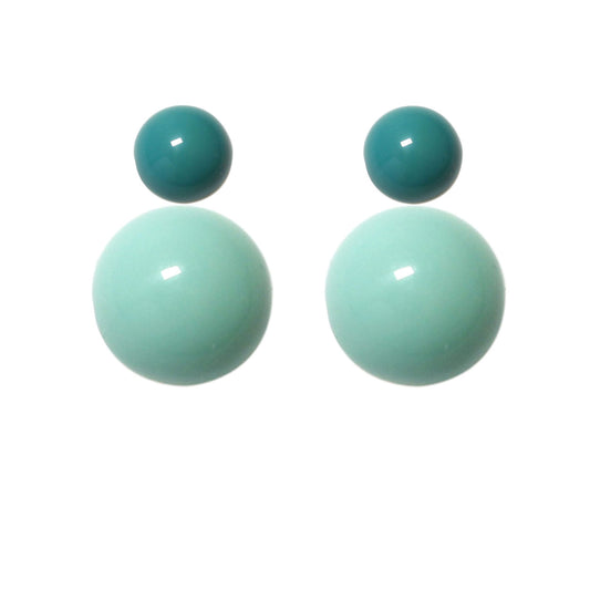 Ohrstecker-petrolgrün-türkisgrün BaBa jewellery